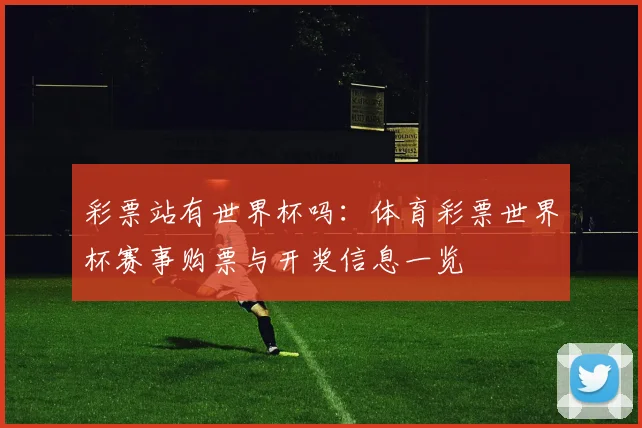 彩票站有世界杯吗：体育彩票世界杯赛事购票与开奖信息一览